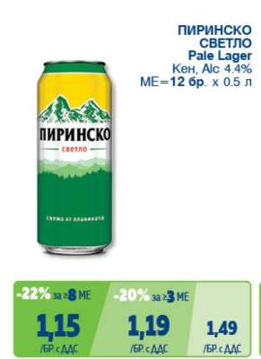 ПИРИНСКО светло