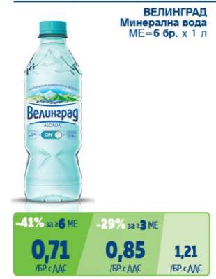 Велинград Минерална вода