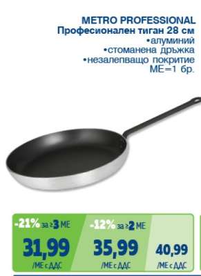 METRO PROFESSIONAL Професионален тиган 28 см