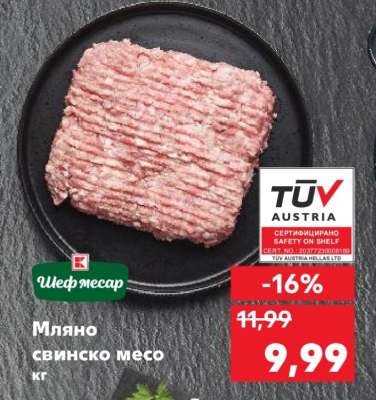Мляно свинско месо кг