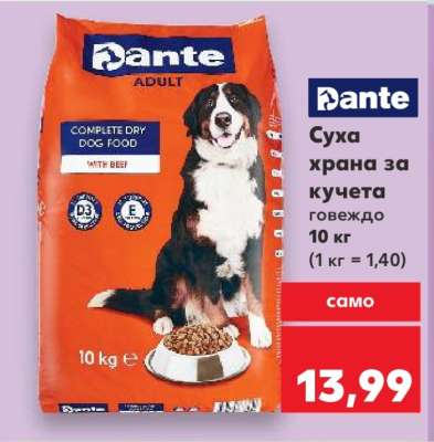 Суха храна за кучета