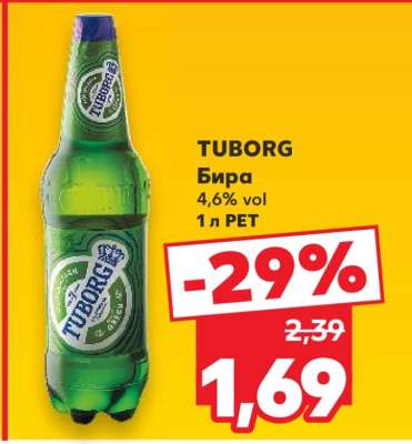TUBORG Бира