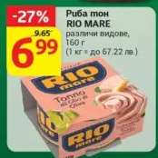 Риба тон RIO MARE