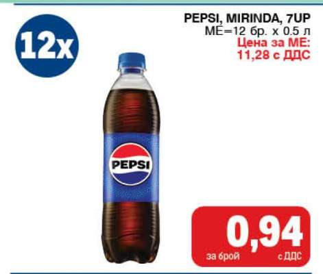 PEPSI, MIRINDA, 7UP