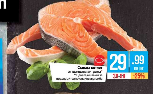 Сьомга котлет