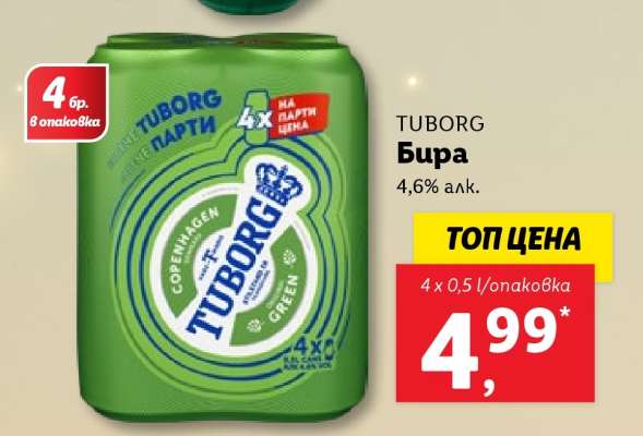 TUBORG Бира
