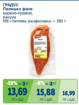 ГРАДУС Пилешко филе