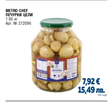 METRO CHEF ПЕЧУРКИ ЦЕЛИ