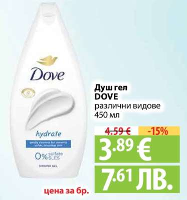 Душ гел DOVE