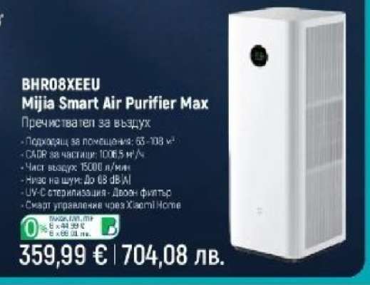 BHR08XEEU Mijia Smart Air Purifier Max