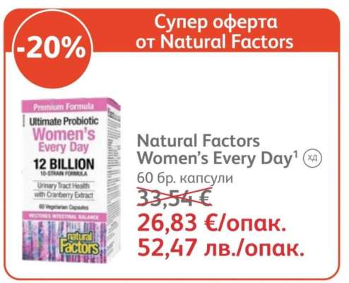 Natural Factors Women’s Every Day