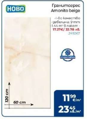 Гранитогрес Amonito beige