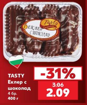 TASTY Еклер с шоколад