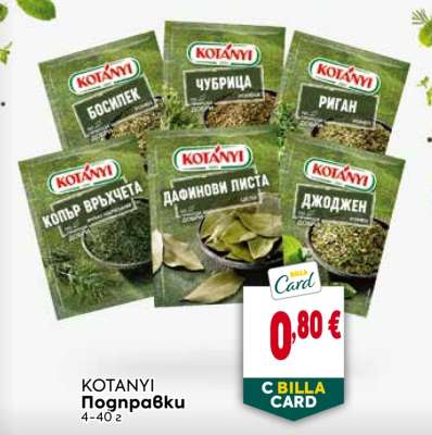 KOTANYI Подправки
