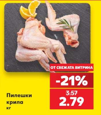 Пилешки крила кг