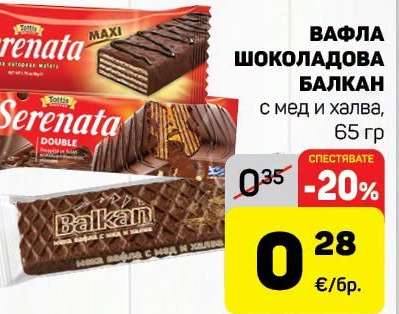 Вафла Шоколадова Балкан