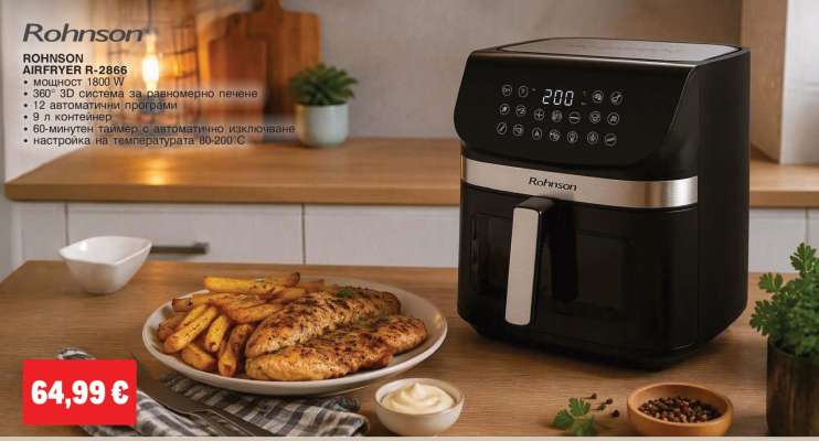 Rohnson AIRFRYER R-2866