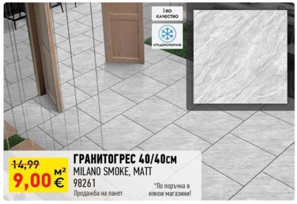 ГРАНИТОГРЕС 40/40см