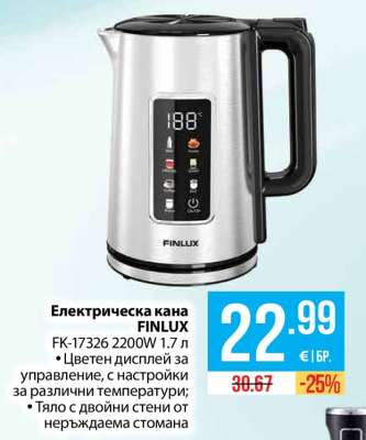 Електрическа кана FINLUX