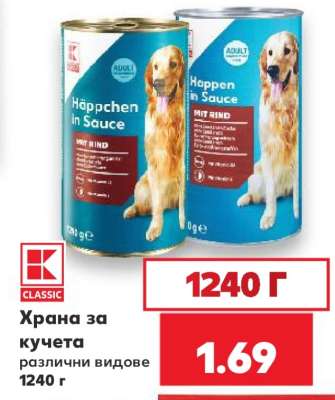 Храна за кучета