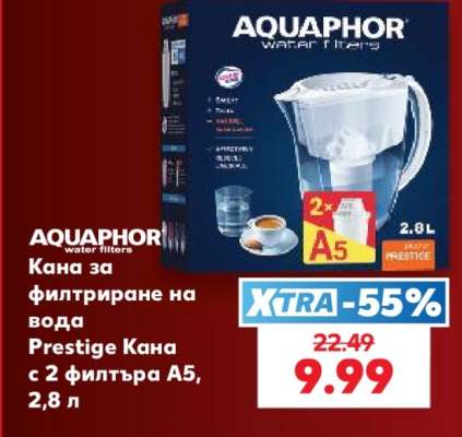 Кана за филтриране на вода