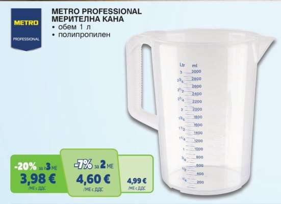 METRO PROFESSIONAL МЕРИТЕЛНА КАНА