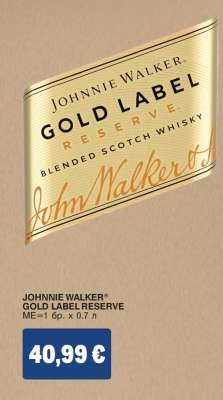 JOHNNIE WALKER GOLD LABEL RESERVE