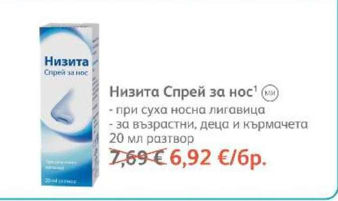 Низита Спрей за нос