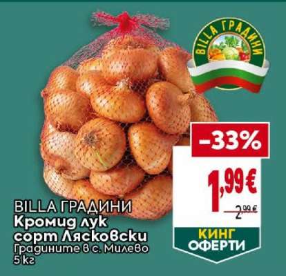 Кромид лук сорт Лясковски