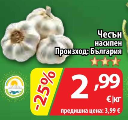 Чесън насипен