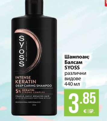 Шампоан/Балсам SYOSS